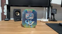 Pokemon TCG: Elemental Power Tin (Vaporeon GX) | ENGLISH | SEALED - Image 1