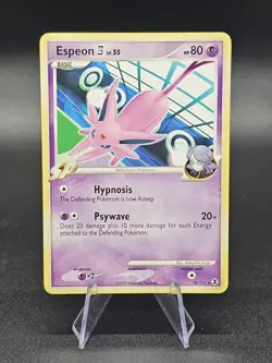 Espeon E4 Rising Rivals 18/111 2009 TCG SP Elite Four's Pokemon TCG Lv. 55 RARE - Image 1