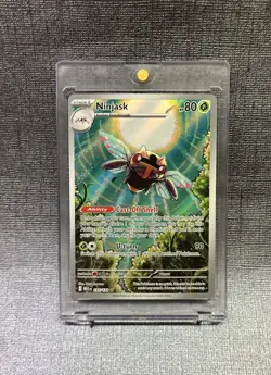 Ninjask Pokemon ME01: Mega Evolutions Holo Full Art 137/132 Illustration Rare IR - Image 1