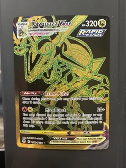 Pokemon TCG Rayquaza VMAX TG29/TG30 Full Art Near Mint Condition - Image 1