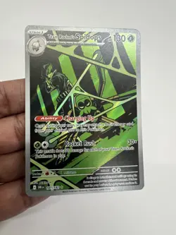 Pokemon TCG Team Rockets Spidops 187/182 Destined Rivals Ultra Rare Full Art - Image 2