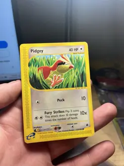 Pokemon TCG Pidgey 123/165 Expedition Base Set Vintage E-Reader - Image 1