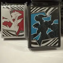 Pokemon Zekrom & Reshiram - Black Bolt & White Flare ETB Sleeves (65ct) set - Image 3