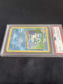 1999 Pokemon Blastoise Base Set Unlimited Holo Rare #2 PSA 8 - Image 4