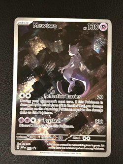 Mewtwo SVP 052 Scarlet Violet 151 Black Star Promo Pokemon TCG - Image 1