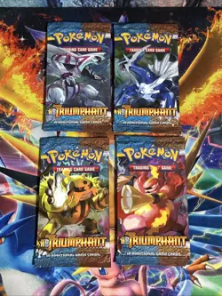 Pokemon HeartGold SoulSilver Triumphant Booster Pack Art Set Sealed - Image 2