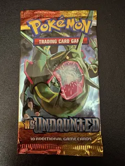 Pokemon HS Undaunted Sealed Booster Pack 18.488g - Image 1