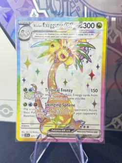 Alolan Exeggutor ex 225/191 Full Art Holo Pokemon SV08: Surging Sparks ENG NM #1 - Image 1