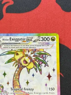 Alolan Exeggutor ex 225/191 Full Art Holo Pokemon SV08: Surging Sparks ENG NM #1 - Image 4