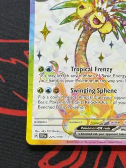 Alolan Exeggutor ex 225/191 Full Art Holo Pokemon SV08: Surging Sparks ENG NM #1 - Image 5