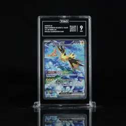 Pokemon Zapdos ex 202/165 Sv: Scarlet & Violet 151 SIR TAG 9 MINT - Image 1