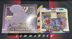Pokemon Center Chilling Reign Error ETB with Extra Error Compensation Pack 🥶 - Image 1