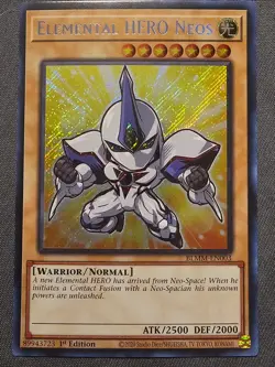 Elemental HERO Neos BLMM-EN003 Secret Rare First Edition Yu-Gi-Oh - Image 1