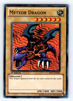 Yugioh Meteor Dragon PRC1-EN001 Super Rare - NM 💎 - Image 1