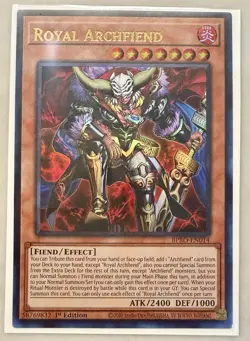 x1 Royal Archfiend - BPRO-EN014 - Ultra Rare - 1st Edition Yu-Gi-Oh! M/NM - Image 1