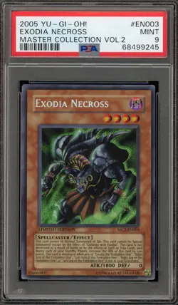 Yu-Gi-Oh! Exodia Necross Master Coll. Vol. 2 Secret Rare MC2-EN003 PSA 9 Mint - Image 1
