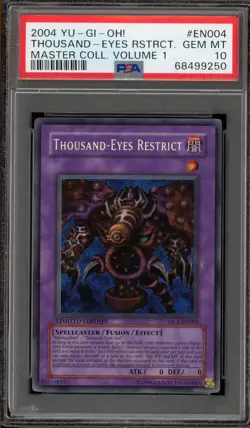 Yu-Gi-Oh! Thousand-Eyes Restrict Master Coll. Volume 1 MC1-EN004 PSA 10 - Image 1
