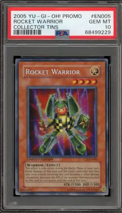 Yu-Gi-Oh! Rocket Warrior Collector Tins Promo CT2-EN005 PSA 10 Gem Mint - Image 1