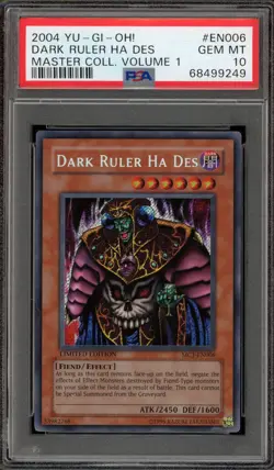 Yu-Gi-Oh! Dark Ruler Ha Des Master Coll. Volume 1 MC1-EN006 PSA 10 Gem Mint - Image 1