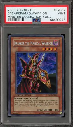 Yu-Gi-Oh! Breaker The Magical Warrior Master Coll. Vol. 2 MC2-EN002 PSA 9 Mint - Image 1