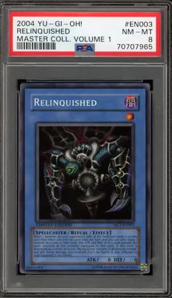 Yu-Gi-Oh! Relinquished Master Coll. Volume 1 Secret Rare MC1-EN003 PSA 8 - Image 1