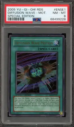 Yu-Gi-Oh! Diffusion Wave-Motion Special Edition RDS-ENSE1 PSA 8 - Image 1