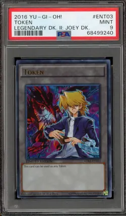 Yu-Gi-Oh! Token Legendary Deck 2 Joey LDK2-ENT03 PSA 9 Mint - Image 1