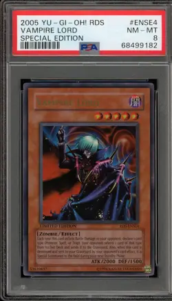 Yu-Gi-Oh! Vampire Lord Special Edition RDS-ENSE4 PSA 8 - Image 1