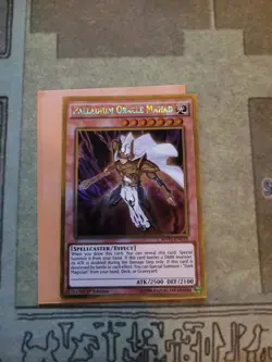 YUGIOH PALLADIUM ORACLE MAHAD MVP1-ENG53 GOLD 1ST ED NM - Image 1