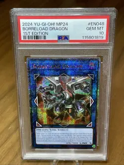 Yu-Gi-Oh - Borreload Dragon - MP24-EN048 QCR - PSA 10 (July 25) - Image 1
