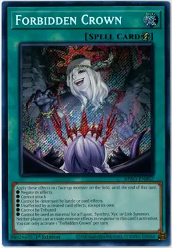Yugioh Forbidden Crown Burst Protocol Secret Rare 1st Edition BPRO-EN067 English - Image 1