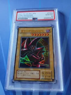 2001 YU-GI-OH! JPN #P4-02 DARK MAGICIAN PREMIUM PACK 4 PSA 10 - Image 1