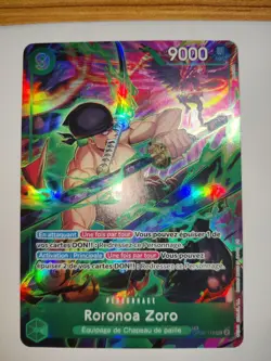 One Piece Roronoa Zoro tr french OP06 -118 sec op11 (etat correct light played) - Image 1