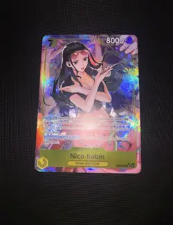 One Piece Nico Robin SR Alt Art AA EB03-055 Heroines edition English - Image 1