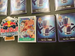 Red Bull x One Piece – Double Don!! Set (10 Foil Red Bull Don + Luffy Promo) - Image 2