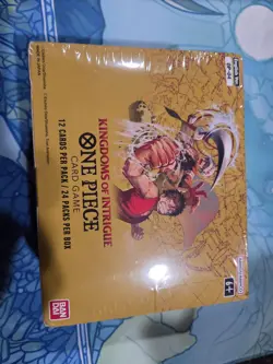 One Piece TCG Kingdoms Of Intrigue Booster Box OP-04 (Factory Sealed) English #3 - Image 1
