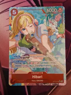 TCG One Piece: Hibari SR (Alternate Art) OP11-010 A Fist of Divine Speed Foil - Image 1