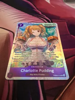 TCG One Piece: Charlotte Pudding - PRB02-010 SR The Best- Vol. 2 Foil - Image 2