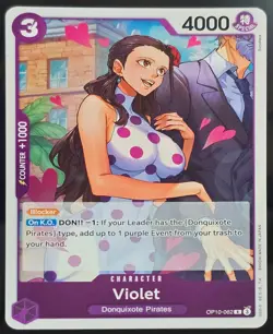 Violet OP10‑062 Rare Foil | Royal Blood | One Piece TCG | NM - Image 1
