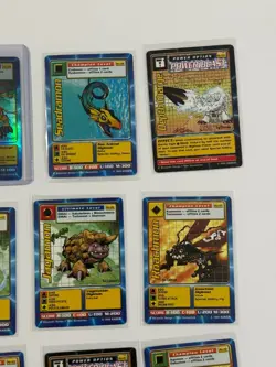 Lot: 14 Digimon Cards 1st Edition Hercules Kabuterimon Holo St-33 SaberLeomon LP - Image 3