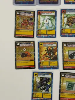 Lot: 14 Digimon Cards 1st Edition Hercules Kabuterimon Holo St-33 SaberLeomon LP - Image 5