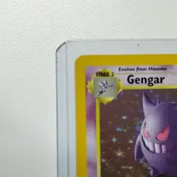 Pokemon Gengar Fossil Holo Rare 5/62 Wizards of the Coast 1999 English Card - Image 2