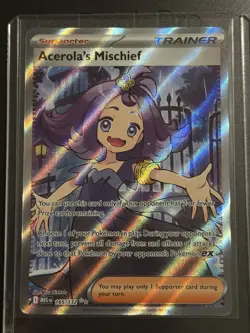 Acerola's Mischief 165/132 Ultra Rare Holo ME01: Mega Evolution Pokemon Card - Image 1