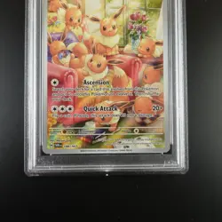 PSA 10 Eevee 188/167 Pokemon Twilight Masquerade Full Art Graded Card - Image 3