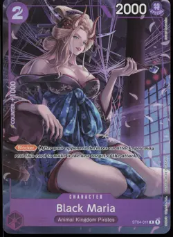 Black Maria C One Piece Promo Cards ST04-011 NMFoil - Image 1
