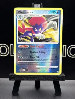 Weavile 40/132 Rare REVERSE Holo Secret Wonders Pokemon Card NM - Image 2