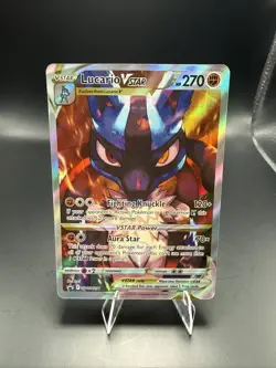 Pokemon SWSH291 Lucario VSTAR Sword & Shield Promo Card - Image 1