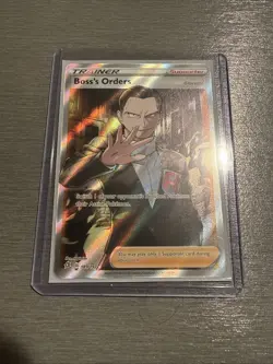 Boss's Orders (Full Art) 189/192 Swsh02: Rebel Clash Holo Pokemon Card TCG NM/M - Image 1