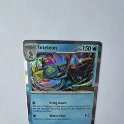 Pokemon Inteleon Mega Evolution Holo MEP 002 blackstar promo 150 HP Stage 2 Card - Image 5