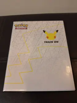 POKEMON TRADING CARD GAME PIKACHU TRAIN ON BINDER PORTFOLIO ALBUM JUMBO CARDS - Image 1